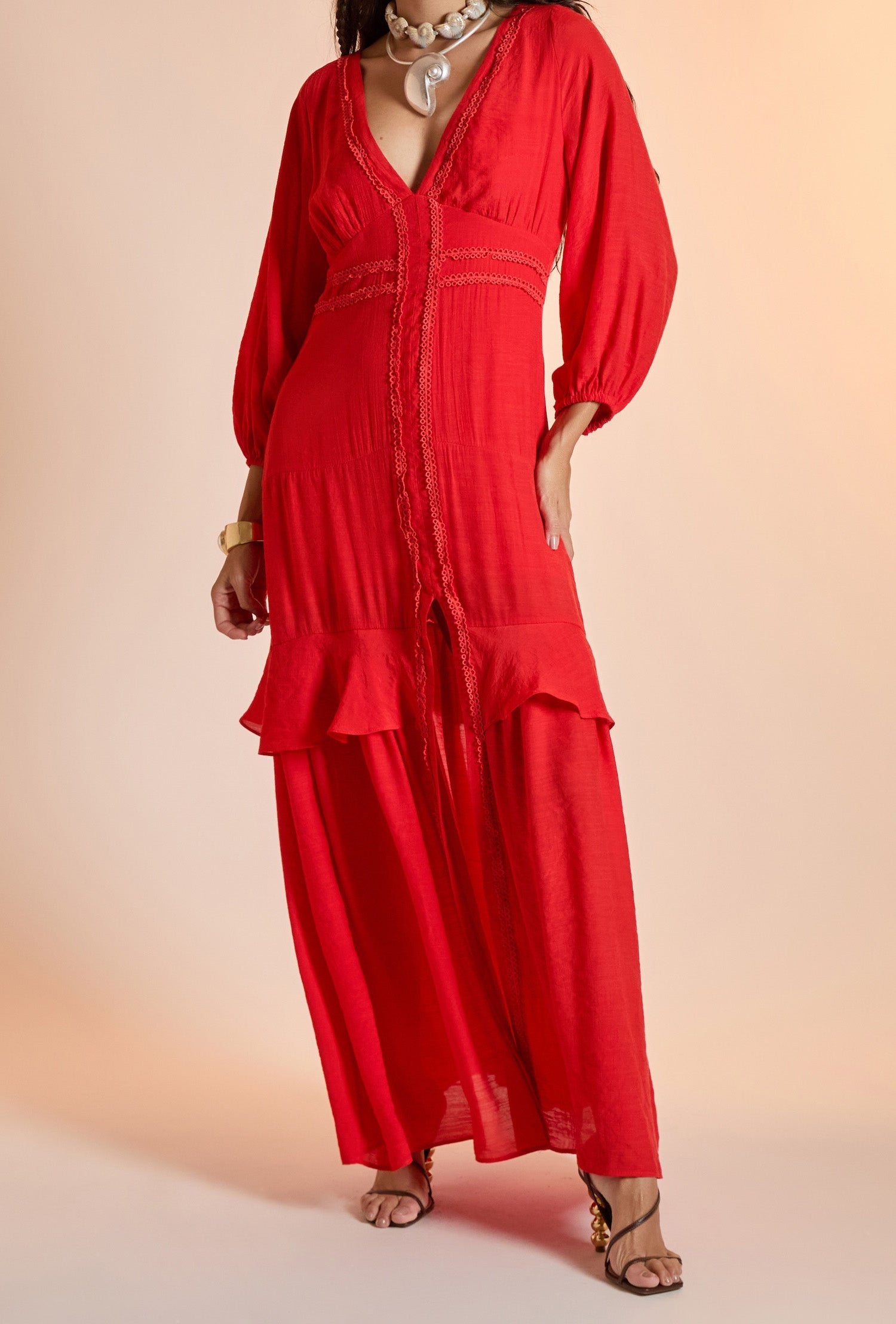 Vestido Nataly Cereja