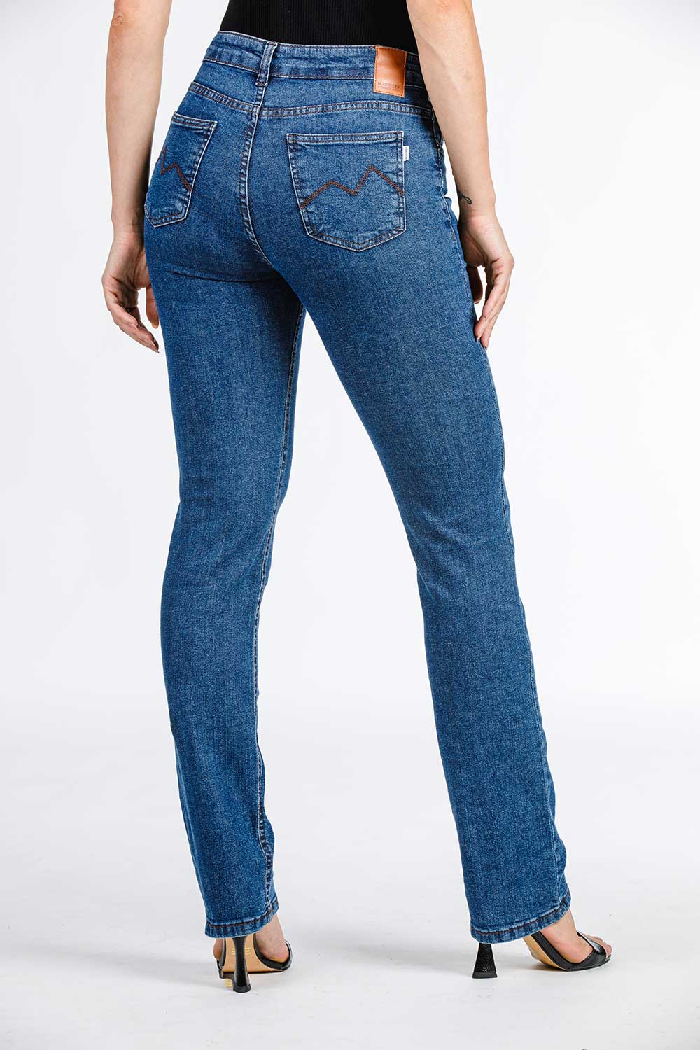 CALÇA JEANS RETA