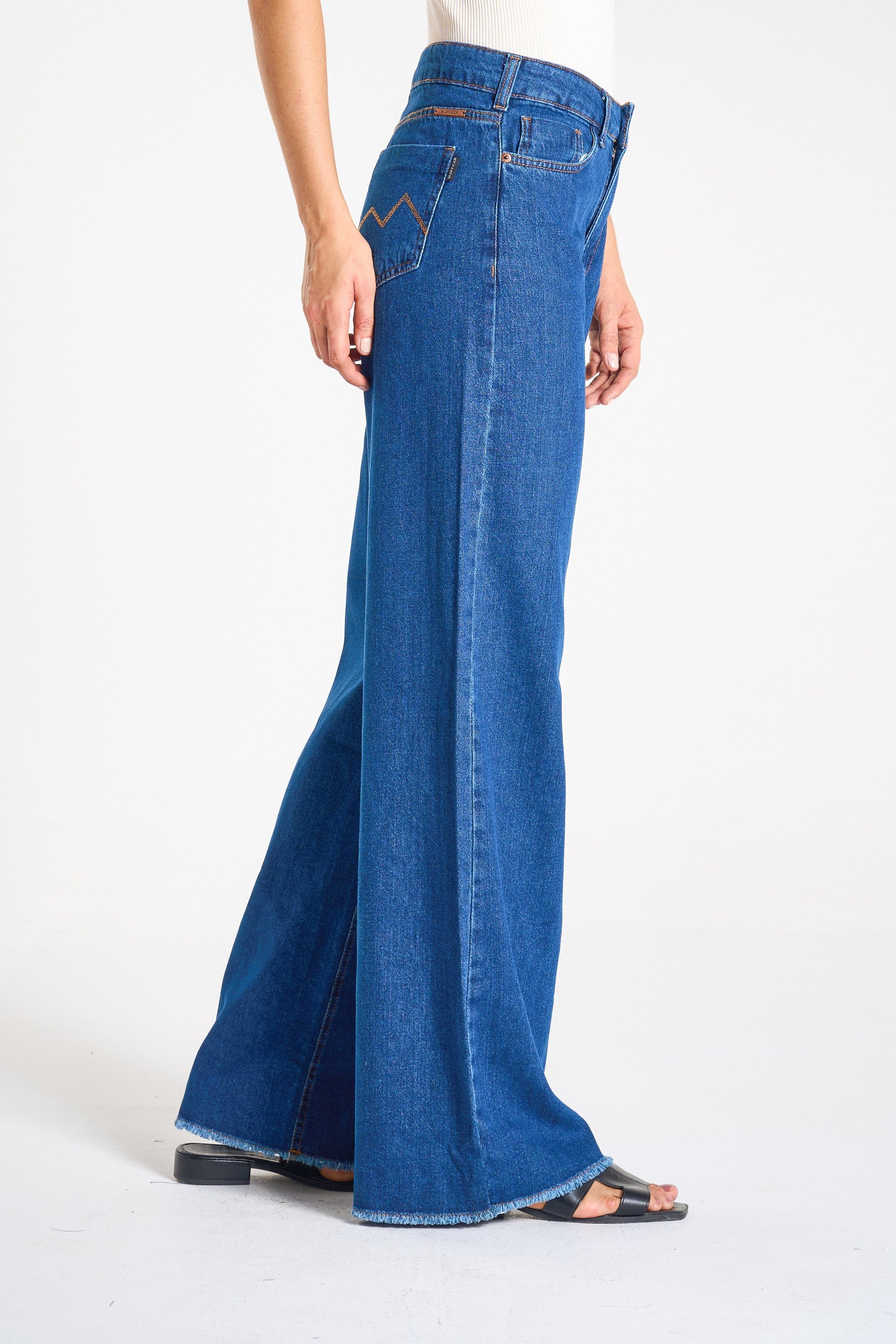 CALÇA JEANS WIDE LEG