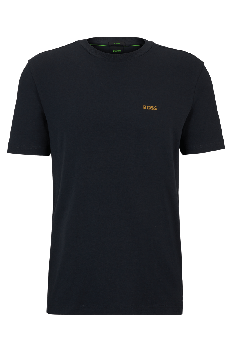 Camiseta de Algodão Boss