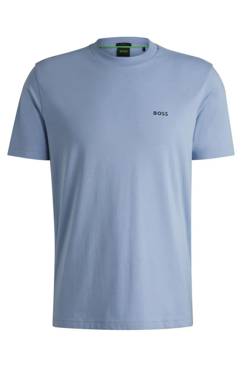 Camiseta de Algodão Boss