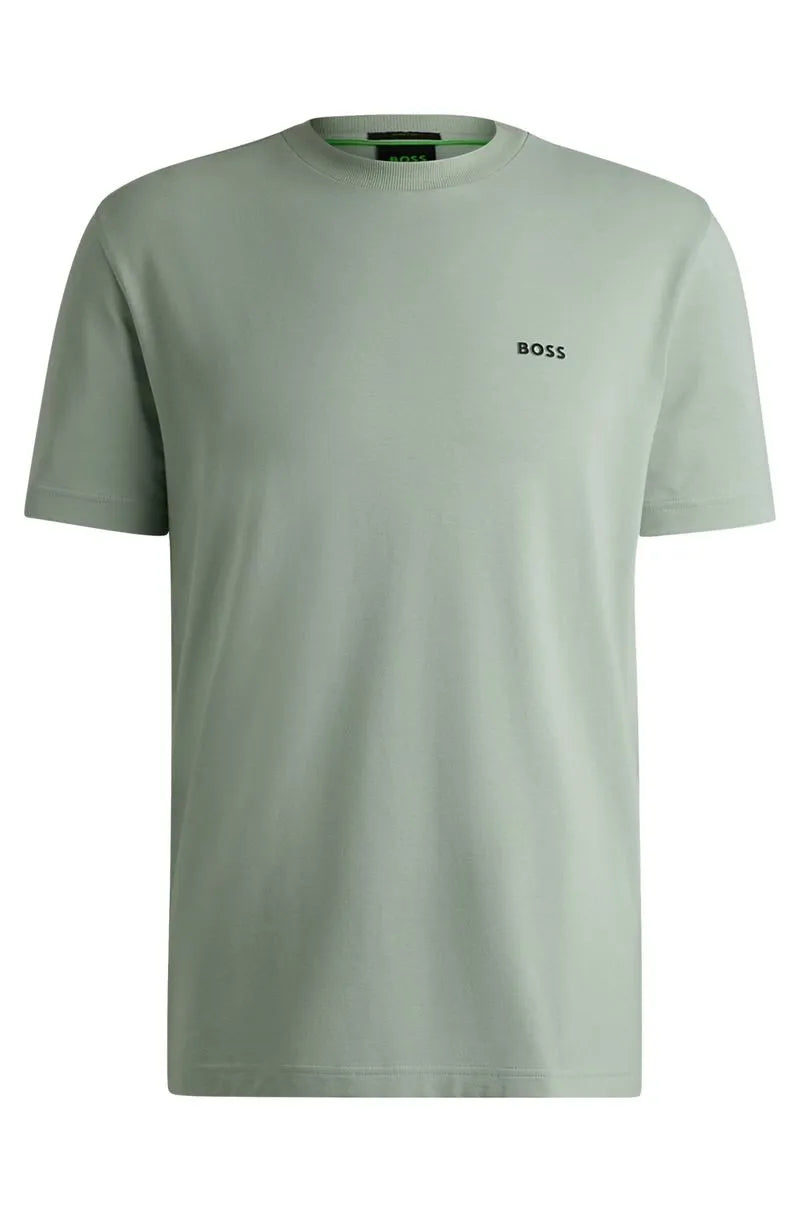 Camiseta de Algodão Boss