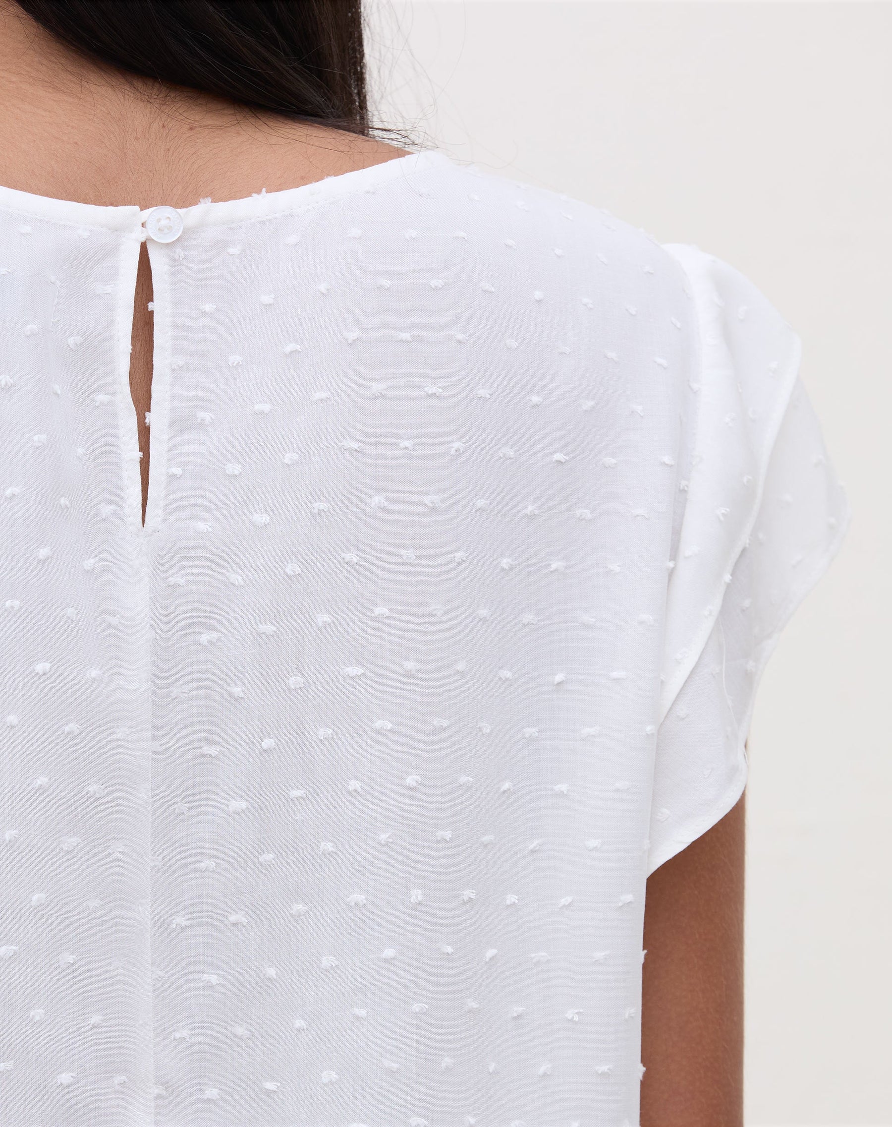 Blusa Texturizada com Manga