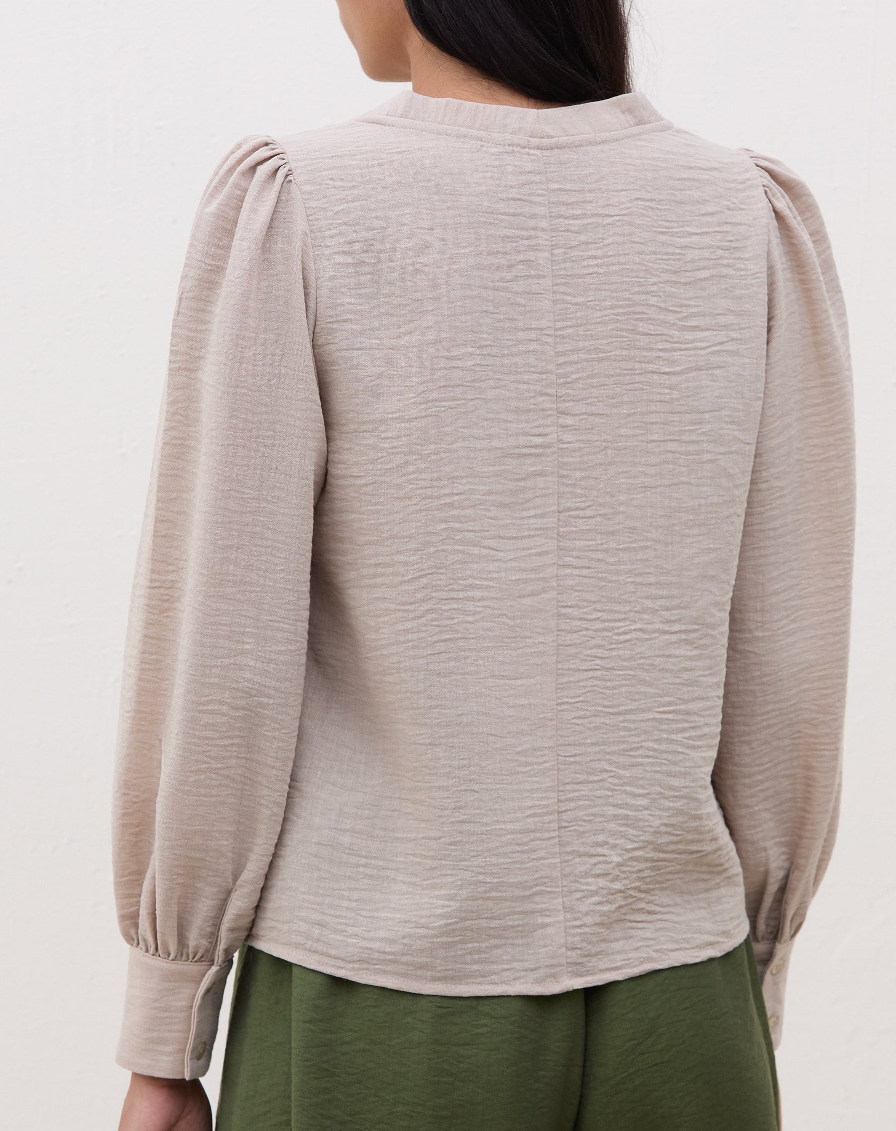 Blusa Manga Longa Decote V