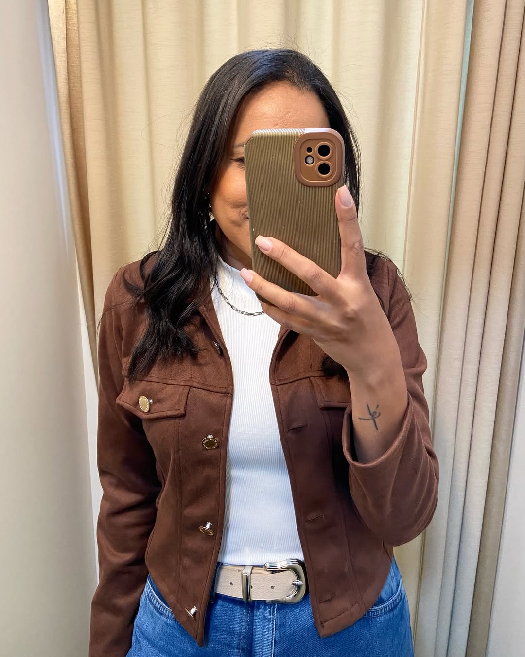 Jaqueta Suede