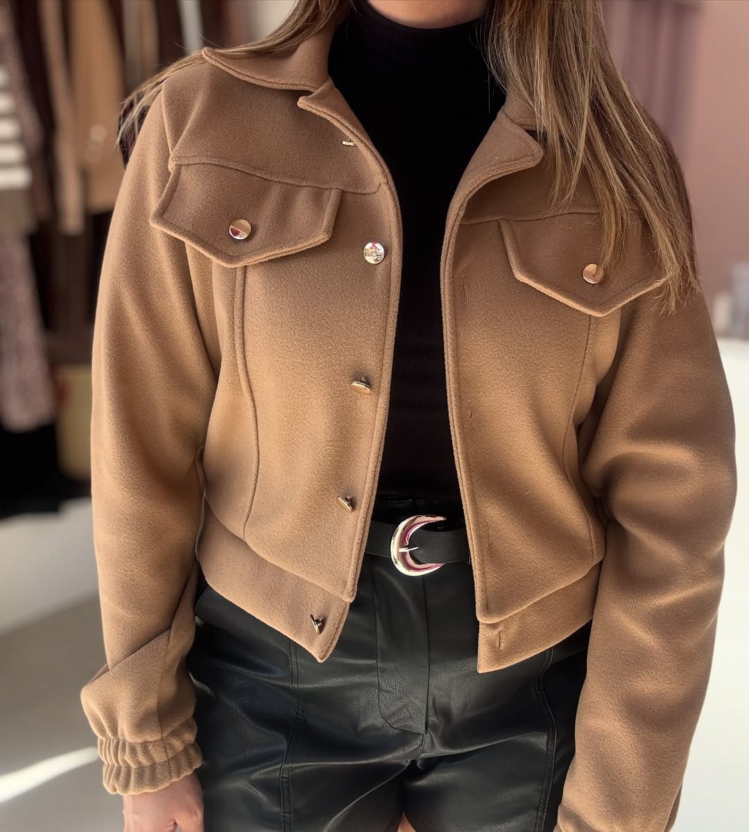 Jaqueta Suede