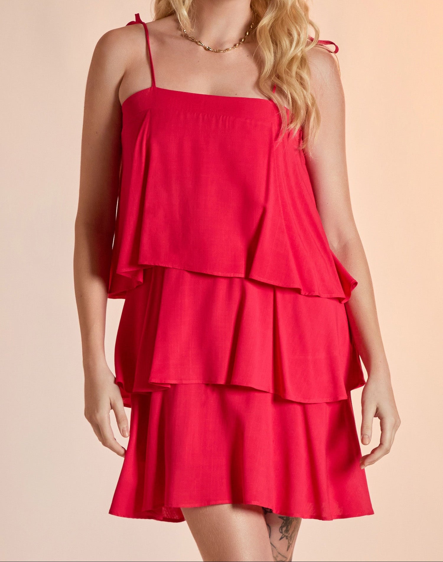 Vestido Sienna Cereja