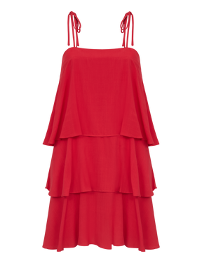 Vestido Sienna Cereja