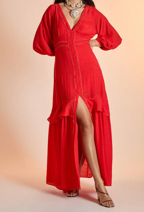 Vestido Nataly Cereja