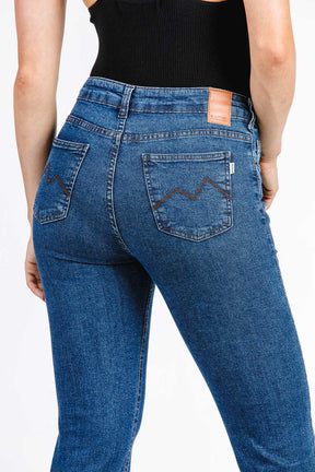 CALÇA JEANS RETA