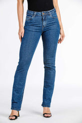 CALÇA JEANS RETA