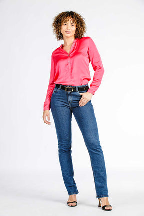 CALÇA JEANS RETA