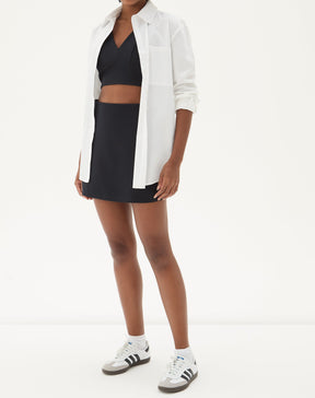 BLUSA DECOTE V ALFAIATARIA