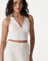 BLUSA DECOTE V ALFAIATARIA