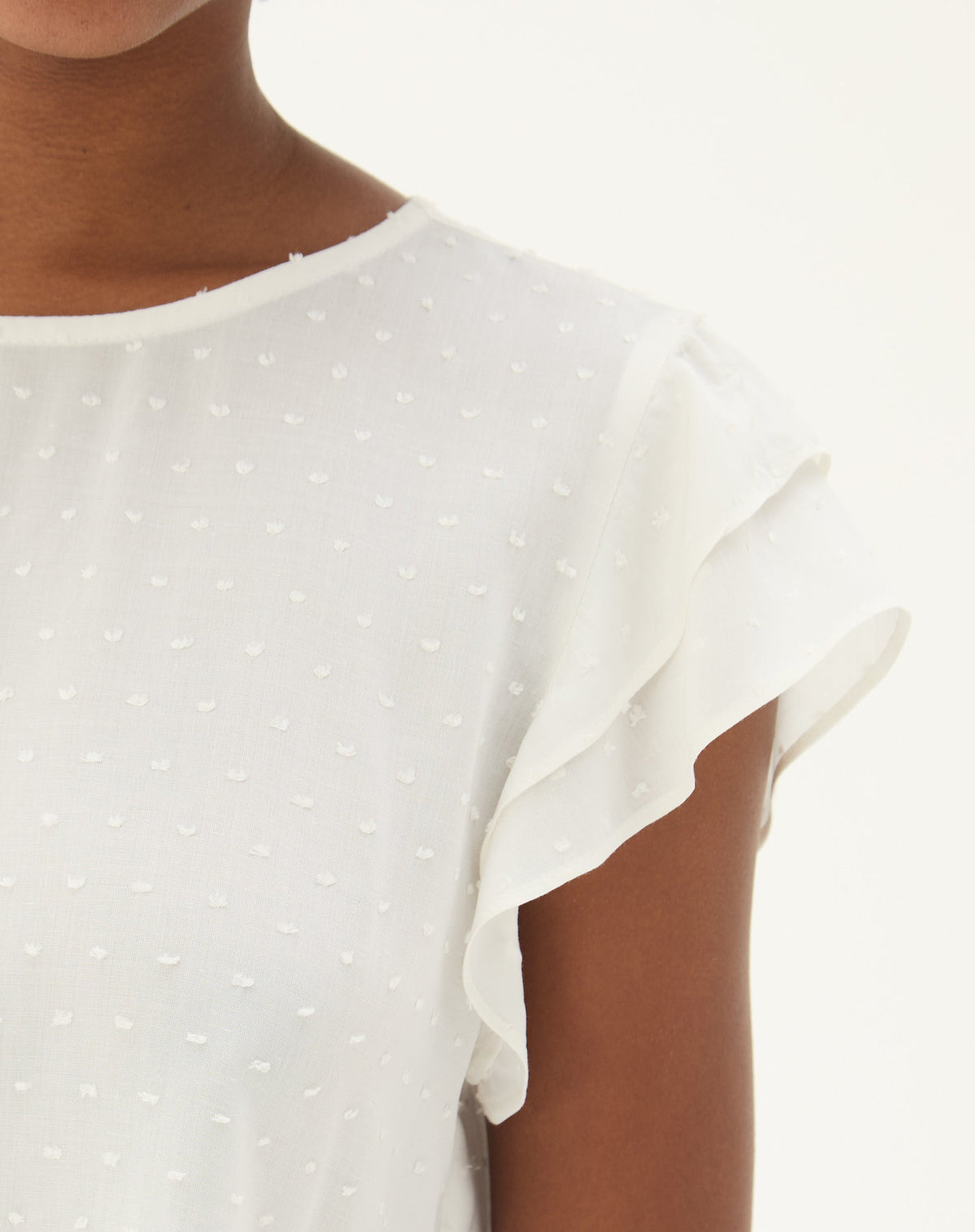 Blusa Texturizada com Manga