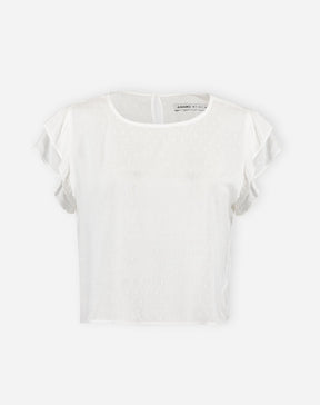 Blusa Texturizada com Manga