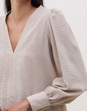Blusa Manga Longa Decote V