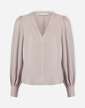 Blusa Manga Longa Decote V