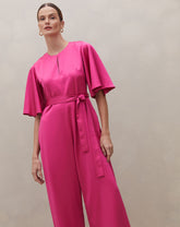 Macacão Alfaiataria - Rosa Escuro