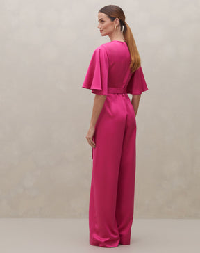 Macacão Alfaiataria - Rosa Escuro