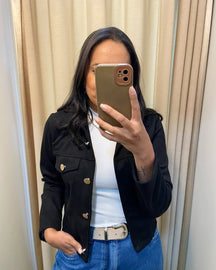 Jaqueta Suede