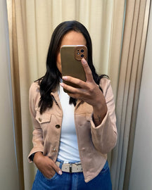 Jaqueta Suede