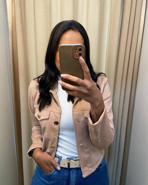 Jaqueta Suede