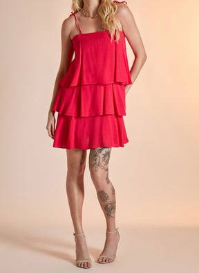 Vestido Sienna Cereja