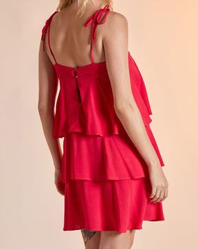 Vestido Sienna Cereja