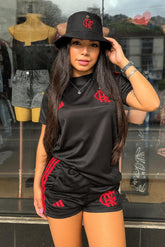 Kit Feminino Rubro-Negro + Chapéu Grátis