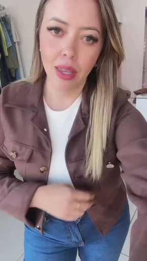 Jaqueta Suede